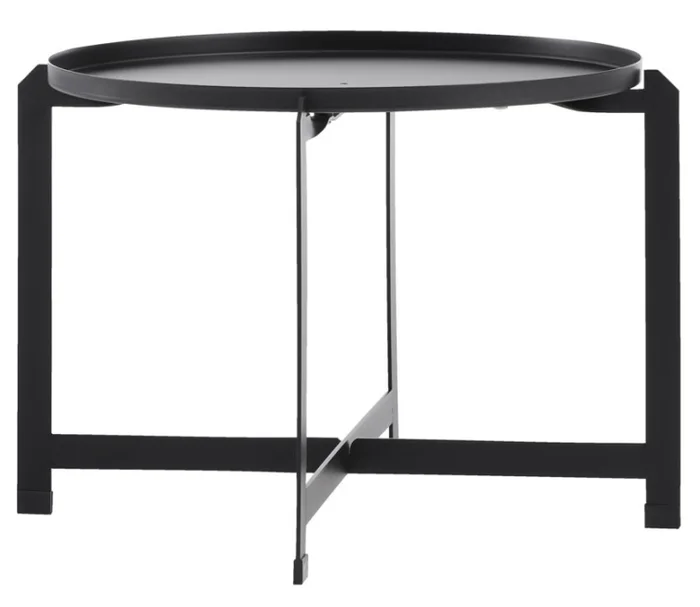 Mesa auxiliar BORRE Ø50xA40 negro en Negro - Muebles para el exterior, Uruguay | JYSK