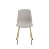 Silla De Comedor Metal-y-tela Marron Cleo en Beige - Sillas, Uruguay | Divino, vista 3 de 5