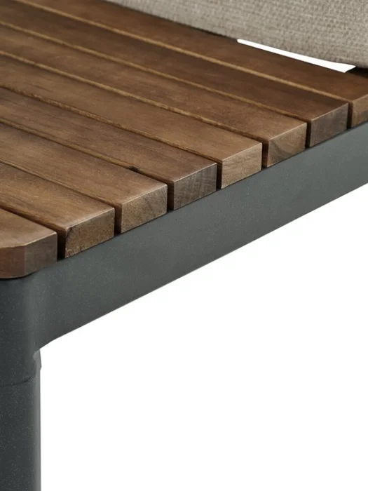 Módulo lounge HOU 2 plazas madera dura en Beige - Sillones y sofás, Uruguay | JYSK, vista 3