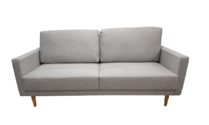 Sofá 2 cps BOOGIE en Tela - Beige Ceniza en Beige Ceniza - Sillones y sofás, Uruguay | Finkel