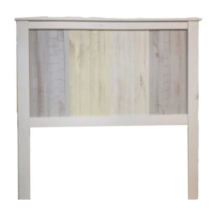 Respaldo cama 1 plaza 1/2 Linea Flora - Blanco en Blanco - Respaldos de cama, Uruguay | Nario Hogar