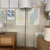 Lámpara de Pie Slim - Madera Natural / Hierro Negro / Pantalla Cilíndrica - Lámparas de pie, Uruguay | Berna home, vista 6 de 7