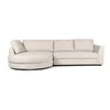 Rinconera Lotus - Tela Microfibra - Chaise Izquierdo - 12073 (Greige) en Beige - Sillones y sofás, Uruguay | NYR, vista 3 de 8