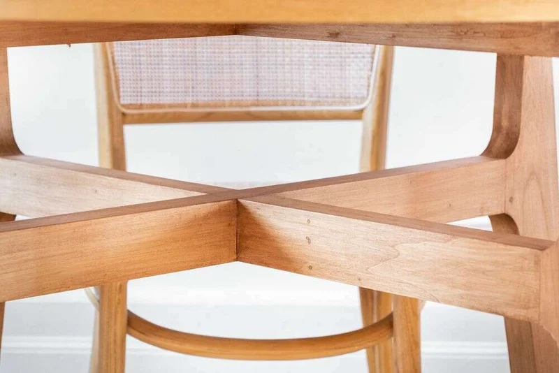 MESA COMEDOR DINAMARCA - 1.10 MTS - ALAMO NATURAL en Madera natural - Mesas de comedor, Uruguay | La Iberica, vista 5