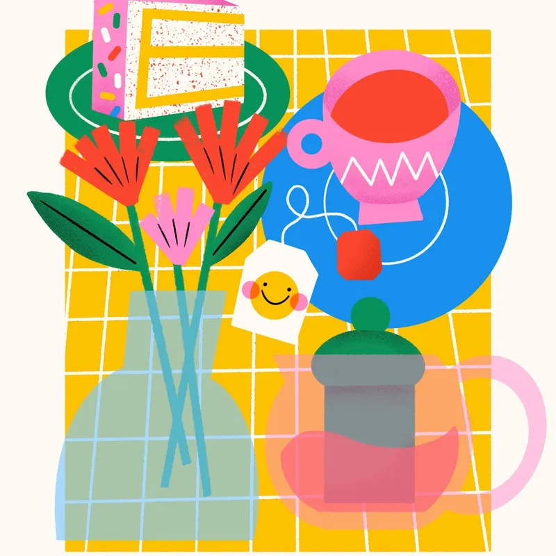 Merienda en Multicolor - Láminas, Uruguay | Mara Estudio