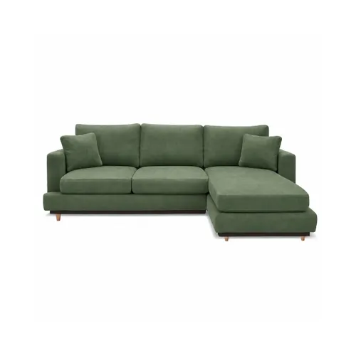 Sofa con Chaise Dublin 4 Cuerpos (240 cm) EASY CLEAN – Verde en Verde - Sillones y sofás, Uruguay | Berna home