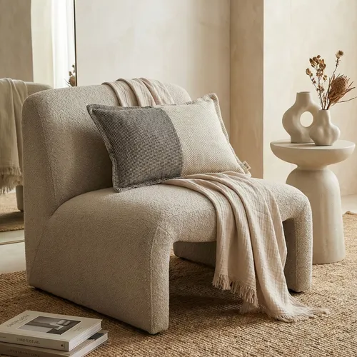 Almohadón Algodón Combinado Rectangular - Textiles, Uruguay | Indrana