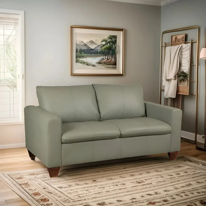SOFA 100% CUERO - MODELO BLANC - 2 CUERPOS - COLOR MENTA en Verde - Sillones y sofás, Uruguay | Champagne Home, vista 2