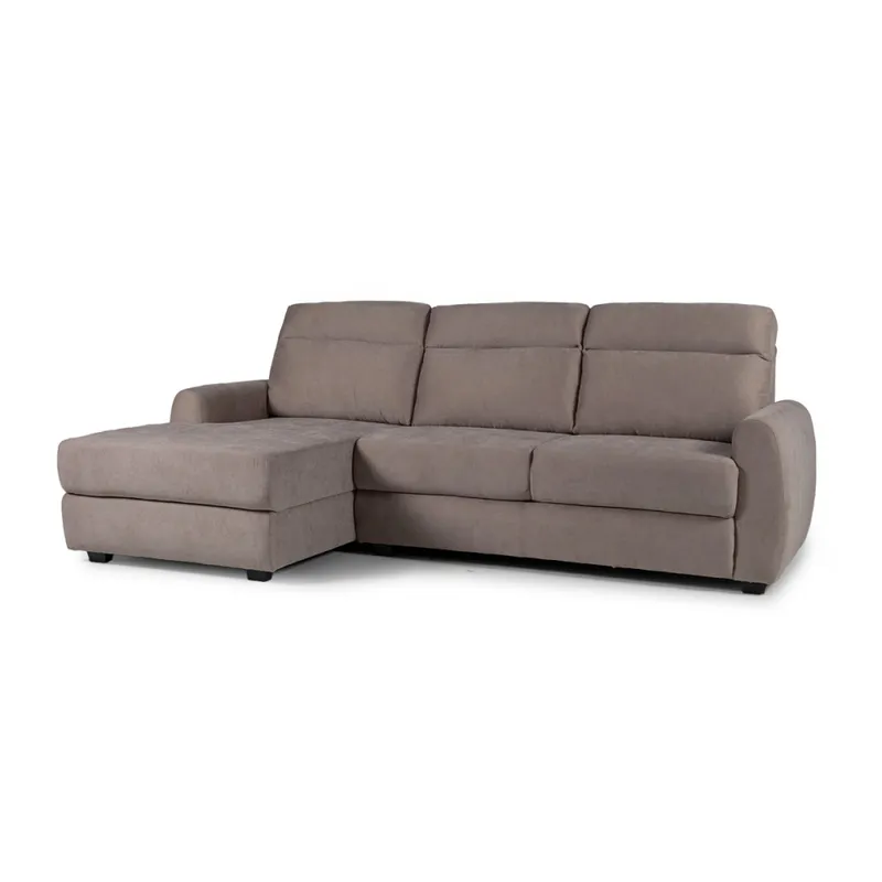 Rinconera Elyon - Tela Microfibra - Chaise izquierdo - 9249 (Tostado) en Beige - Sillones y sofás, Uruguay | NYR