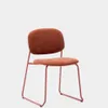 Silla apilable Meli de chenilla beige y patas de metal beige FSC Mix Credit - terracota y patas de metal terracota en Rojo - Sillas, Uruguay | Kavehome, vista 1 de 9