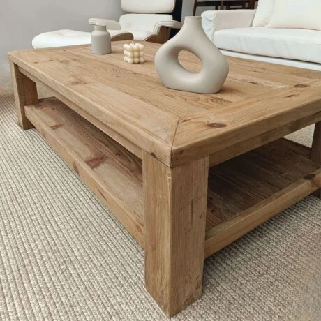 Mesa de living Linea Rimini AH552 en Madera natural - Mesas de living, Uruguay | La Cueva Muebles, vista 10