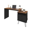Escritorio Mdf-y-metal Negro Plus en Negro - Escritorios y sillas de escritorio, Uruguay | Divino, vista 4 de 4