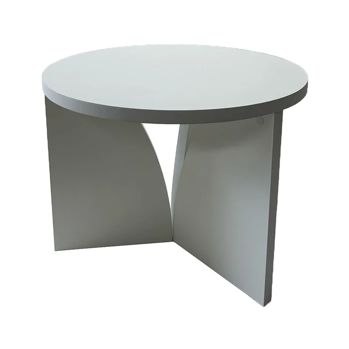Mesa de Centro Arco 60cm - Blanco en Madera natural - Mesas de living, Uruguay | Berna Home, vista 4