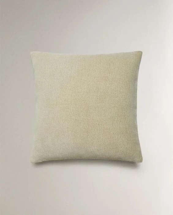 FUNDA COJÍN CHENILLA en Beige - Textiles, Uruguay | Zara Home, vista 4
