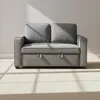 Sofá Cama 2 Cuerpos Tela Gris Miley Gris Osc en Gris - Sillones y sofás, Uruguay | Divino, vista 1 de 9