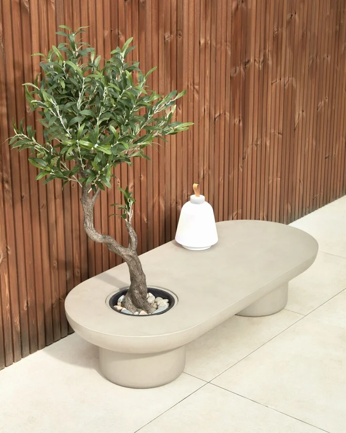 Planta artificial Olivo con maceta negro 140 cm en Negro - Macetas, Uruguay | Kavehome, vista 2