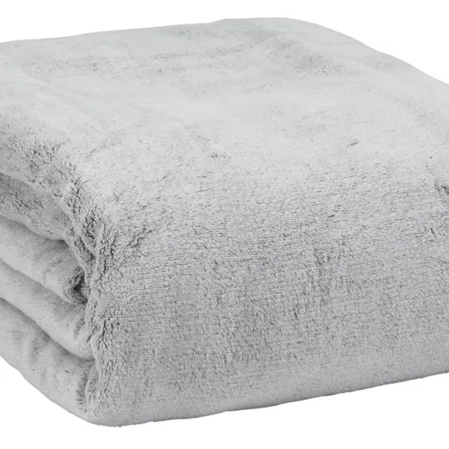 Manta KRATTFIOL fleece 200x220 gris en Gris - Textiles, Uruguay | JYSK