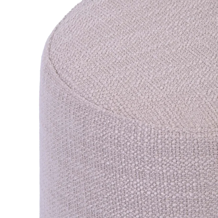 Puff Tela-y-madera Natural-beige Nox Beige en Beige - Sillones y sofás, Uruguay | Divino, vista 3