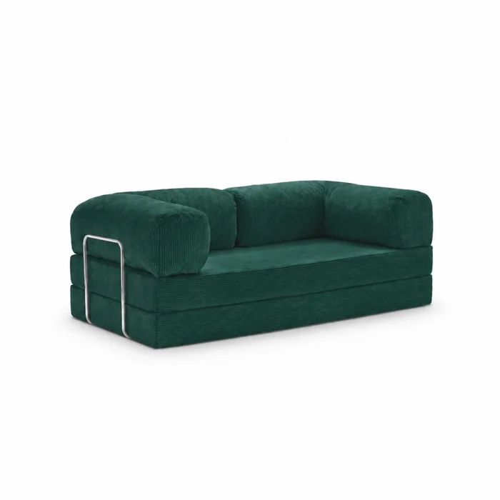 Sillón Cama Teddy 2 Cuerpos - British Green en Verde - Sillones y sofás, Uruguay | Samic