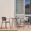 Mesa redonda de exterior Montjoi de acero - con acabado gris Ø 70 cm en Gris - Muebles para el exterior, Uruguay | Kavehome, vista 2 de 5