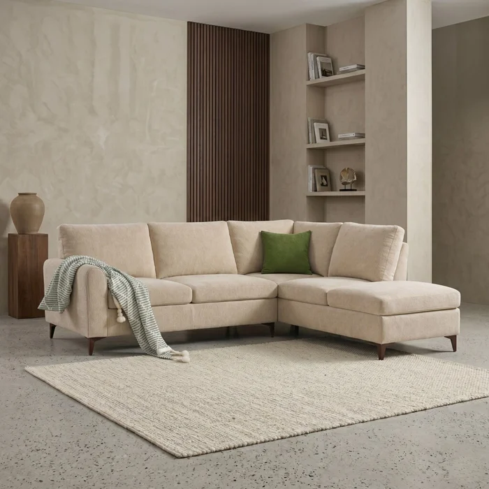Sillón Esquinero Living - Roma - Sand en Beige - Sillones y sofás, Uruguay | Rústico Hogar