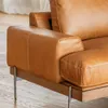 SILLON COSMOPOLITAN - CUERO ITALIANO CARAMELO en Marrón - Sillones y sofás, Uruguay | La Iberica, vista 2 de 18