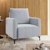Sillon Butaca Poltrona Tapizada En Tela Patas Metalicas - Butacas, banquetas y puffs, Uruguay | Lais Muebles, vista 2 de 3