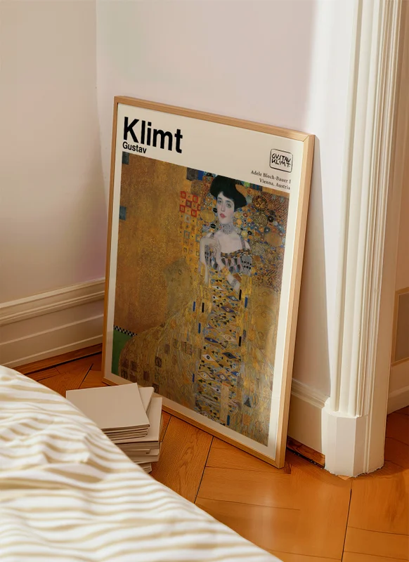 Gustav Klimt - Adele Bloch-Bauer I en Dorado - Láminas, Uruguay | La Cuadrería, vista 3