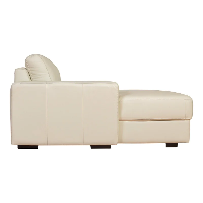 Sofa C/chaise Más De 4 Cuerpos Cuero-100-natural Natural-beige Texas Crudo en Blanco - Sillones y sofás, Uruguay | Divino, vista 4