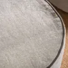 PUFF POLLY - FUNDA LINO CON VIVO en Gris - Butacas, banquetas y puffs, Uruguay | La Iberica, vista 3 de 4