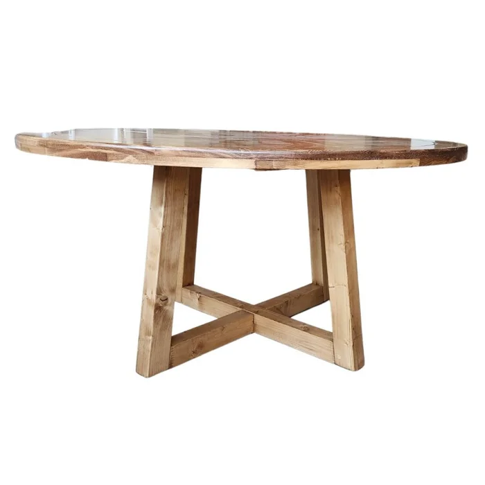 Mesa de comedor redonda en Marrón - Mesas de comedor, Uruguay | La Cueva Muebles, vista 6