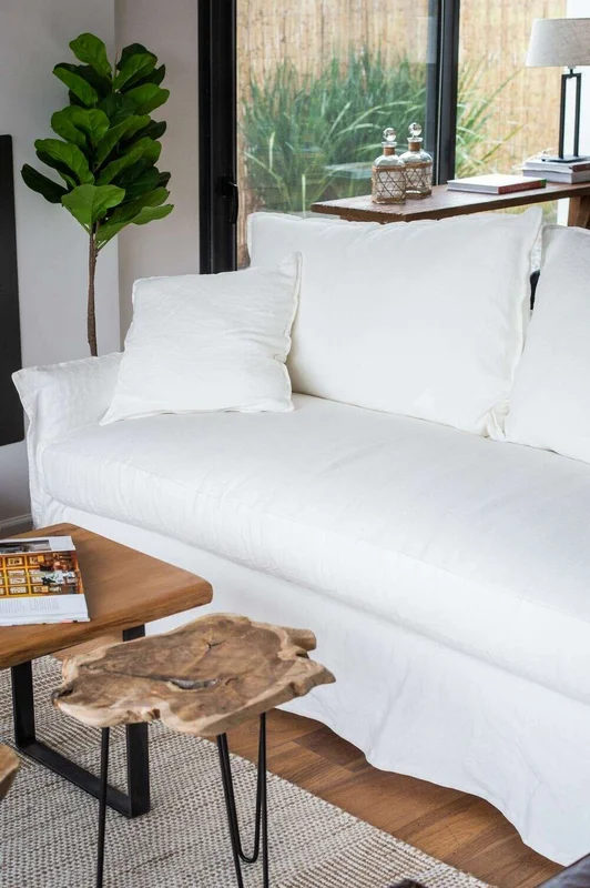 SILLON ALMA LINO BLANCO - 2.08 MTS en Blanco - Sillones y sofás, Uruguay | La Iberica, vista 13