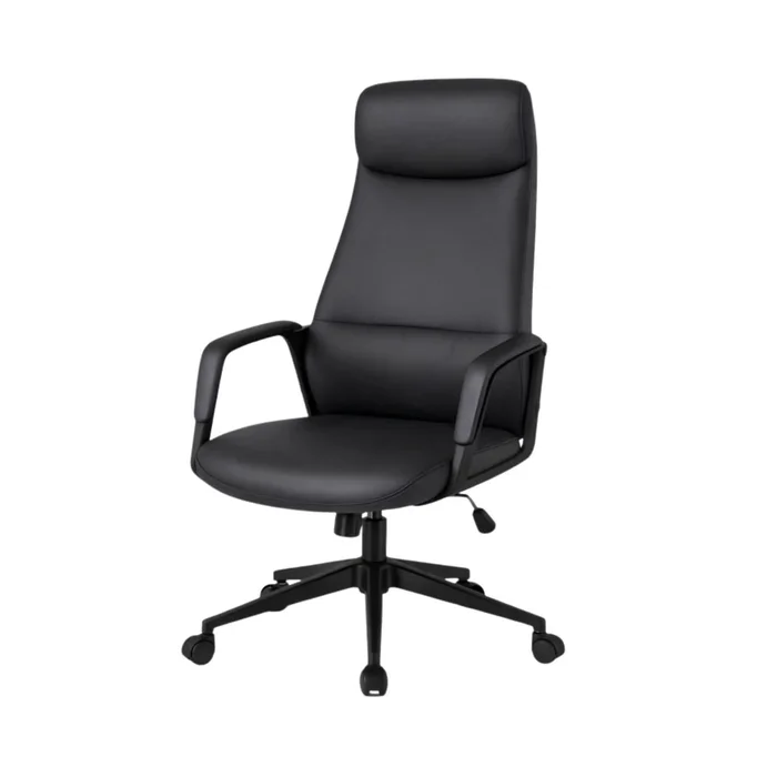 Silla De Escritorio Oficina Negra 2 Posiciones - Lumexa - Negro en Negro - Sillas de escritorio, Uruguay | Ecowood, vista 2
