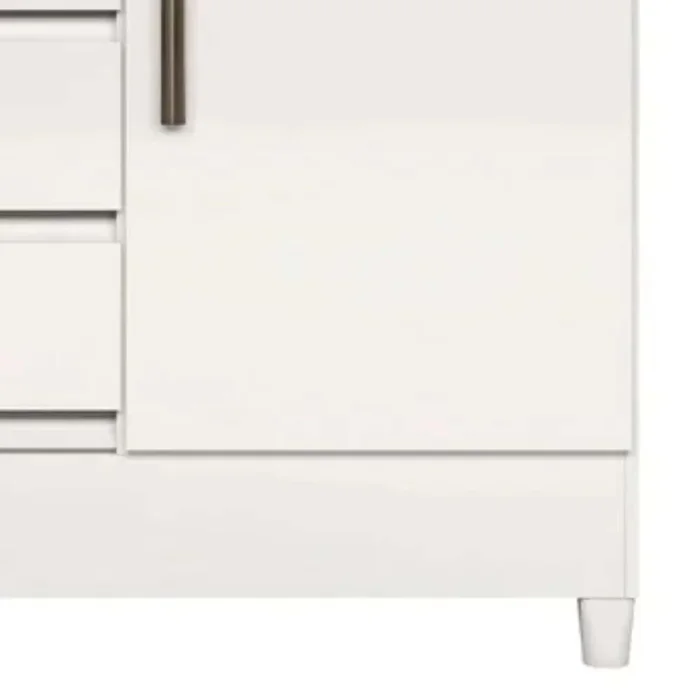 Comoda Cajonera Dormitorio 4 Cajones 1 Puerta en Blanco - Cómodas, Uruguay | Soy Hogar, vista 5