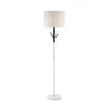LAMPARA DE PIE D38x160CM TELA/METAL BLANCO en Blanco - Lámparas de pie, Uruguay | Koz, vista 1 de 4