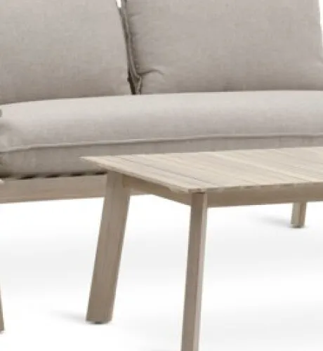Set jardín SYLTHOLM 4.5pers. madera dura en Madera natural - Muebles para el exterior, Uruguay | JYSK