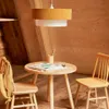 Lámpara de techo Bianella de algodón - y pana mostaza Ø 40 cm en Amarillo - Lámparas colgantes, Uruguay | Kavehome, vista 2 de 6