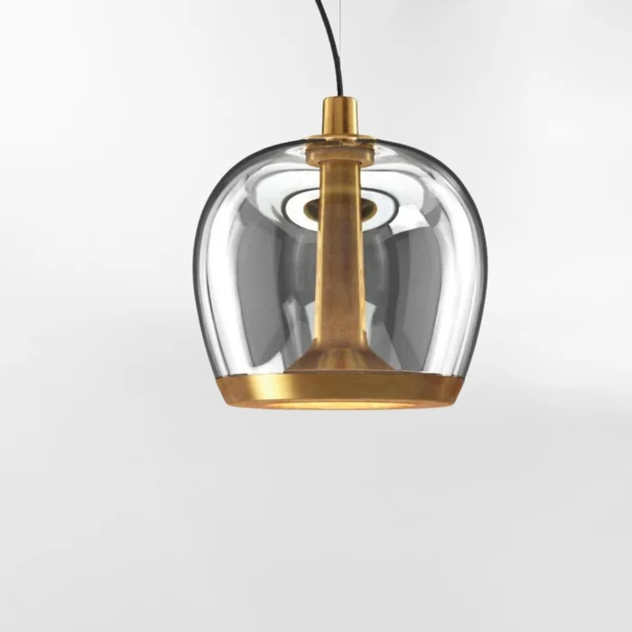 LUMINARIA DE TECHO GLASS LIGHT Ocre en Dorado - Lámparas de mesa, Uruguay | Viasono, vista 2