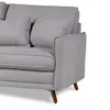 Sofá Realeza - Tela Microfibra - 2 cuerpos - 12074 (Ceniza) en Gris - Sillones y sofás, Uruguay | NYR, vista 4 de 6