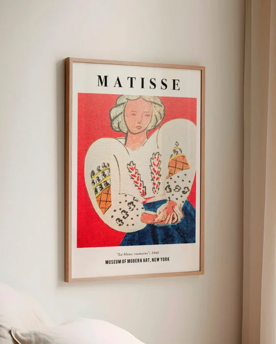 Matisse la blouse roumaine en Multicolor - Láminas, Uruguay | La Cuadrería, vista 2