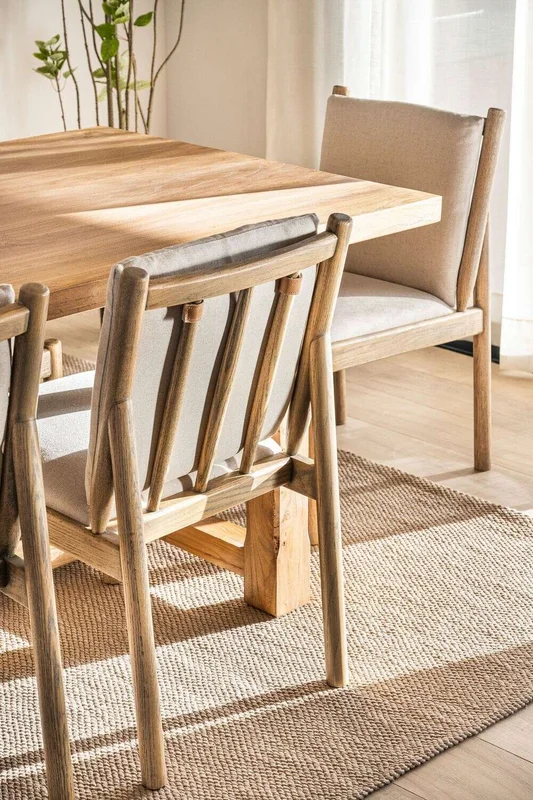 MESA COMEDOR APOLO - 2.00 X 1.00 MTS en Madera natural - Mesas de comedor, Uruguay | La Iberica, vista 7