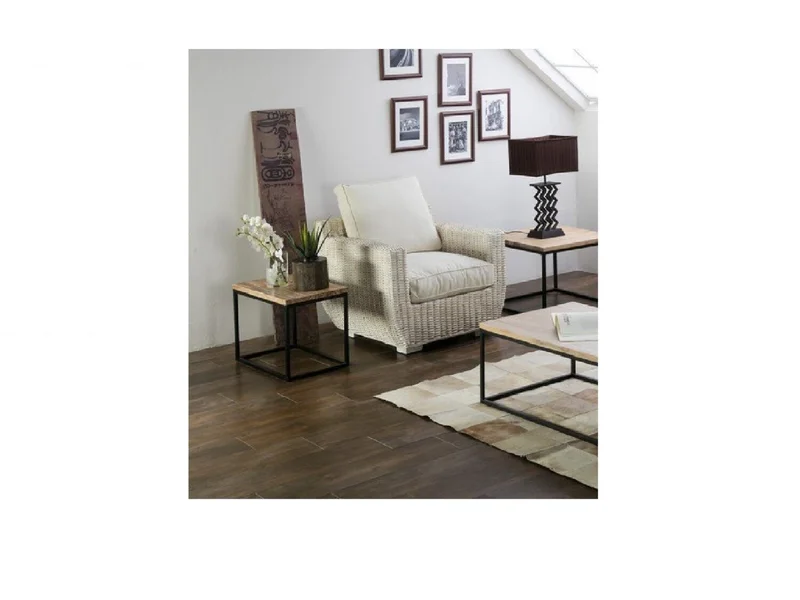 Mesa Lateral IRON 0.40m en Multicolor - Mesas de living, Uruguay | Finkel, vista 3