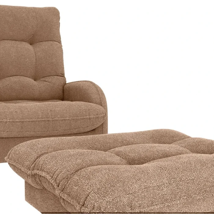 Kit Poltrona + Puff Relax - Marrón en Marrón - Sillones y sofás, Uruguay | Ecowood, vista 5