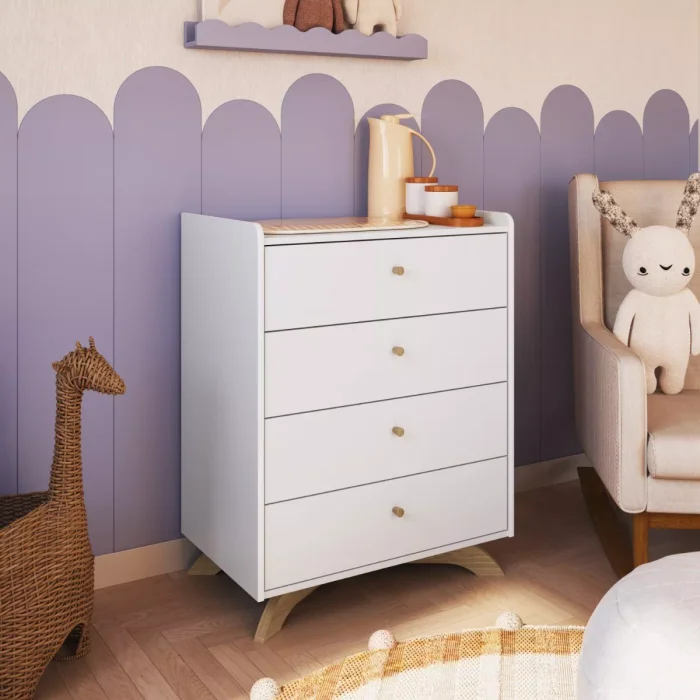 Cajonera Vika – Blanca - Cómodas, Uruguay | RM Muebles y Deco