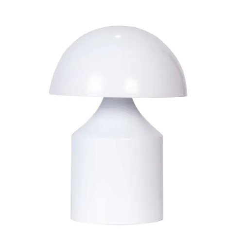 Lampara De Mesa Metal Blanco Lt94073 en Blanco - Iluminación, Uruguay | Divino