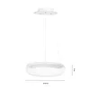 Colgante LED Smart WiFi LEDVANCE OSRAM 30W TUNABLE WHITE en Blanco - Lámparas colgantes, Uruguay | Serlux, vista 5 de 7