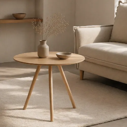 Mesa Baja Wooden - Madera Natural en Madera natural - Mesas de living, Uruguay | Samic
