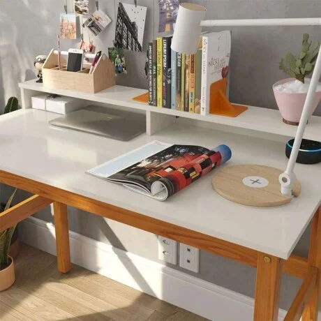 Escritorio California - Off Withe en Beige - Escritorios, Uruguay | La Cueva Muebles, vista 10