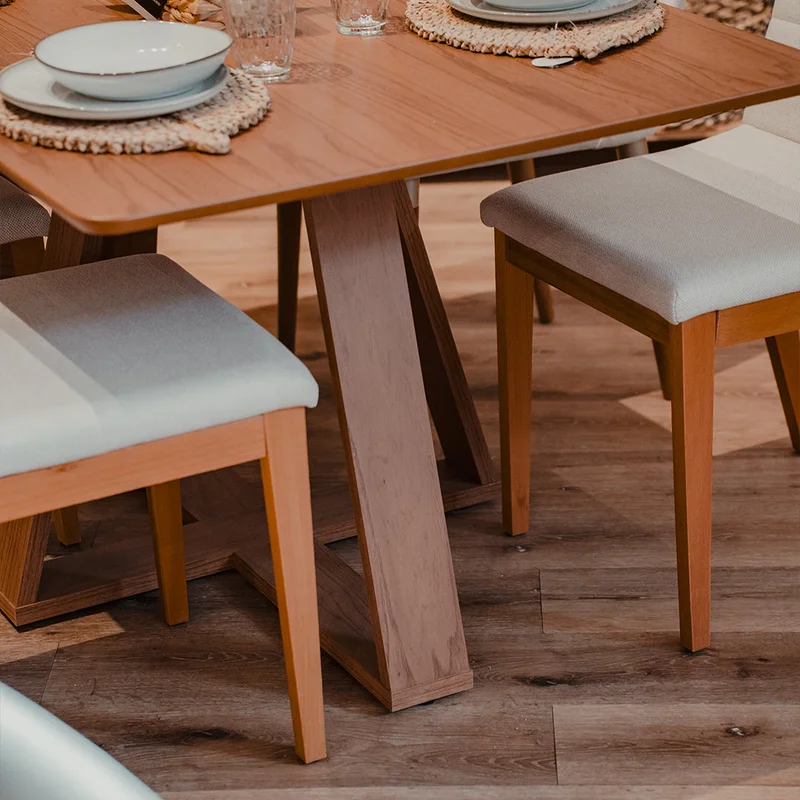 Mesa de Comedor Aura 1.35 - Marrón - Mesas de comedor, Uruguay | Ecowood, vista 5