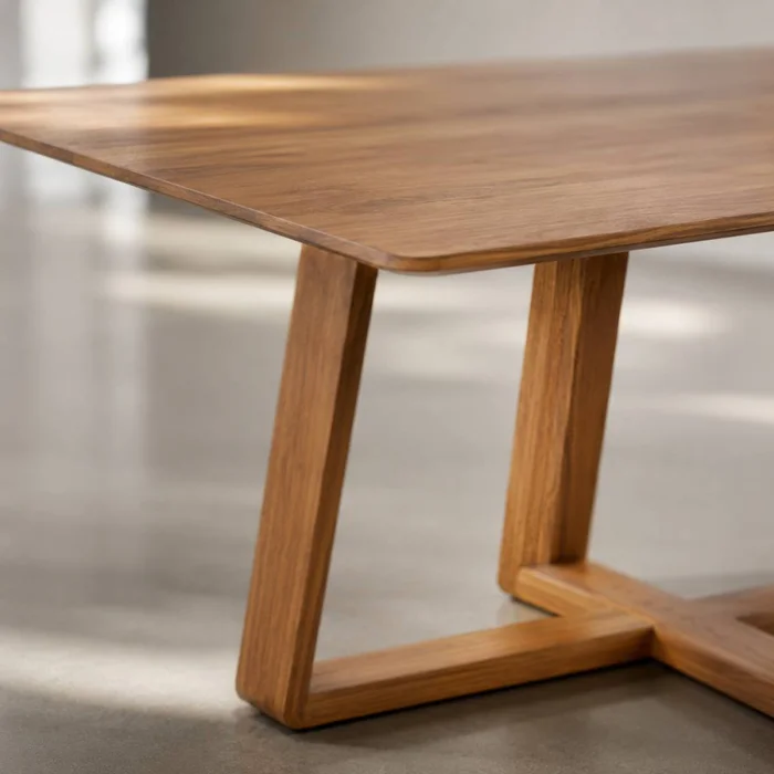 Mesa de Comedor Wood - 120 x90 - Canela en Blanco, Uruguay | NYR, vista 2